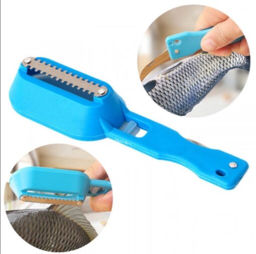 Aparat 2 in 1 pentru curatarea solzilor si eviscerarea pestelui - imagine 2