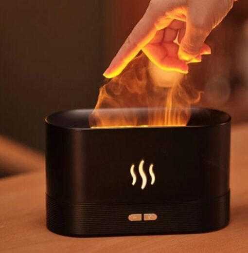 Umidificator FLAME cu ultrasunete si lumina colorata