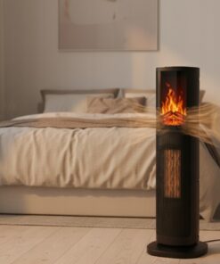 Aeroterma ceramica Turn, cu semineu, 2000 w