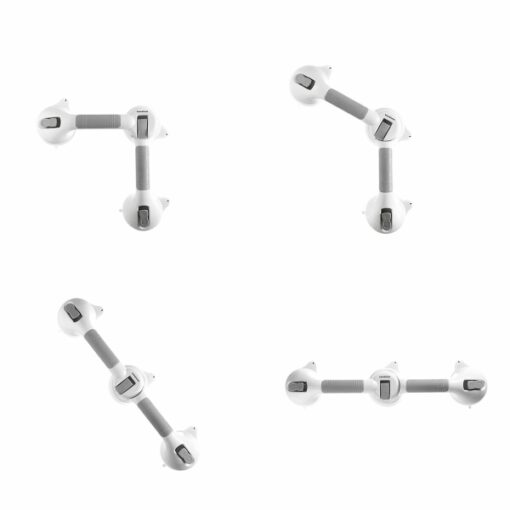Maner suport dublu, articulat, pentru baie - imagine 2