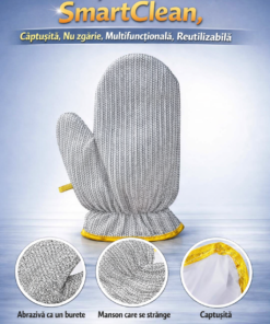 Manusa Abraziva SmartClean, Captusita, Nu zgarie, Multifunctionala, Reutilizabila, 1 buc