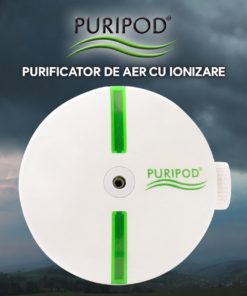 Mini ionizator de aer, reglabil, fara filtru, pentru incaperi de pana la 20 m³