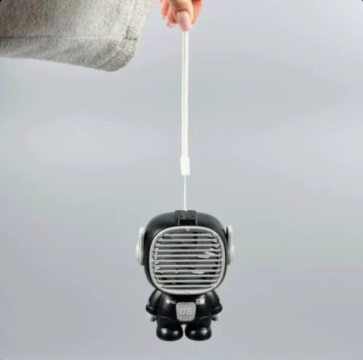 Mini Ventilator Robotel- reincărcabil, portabil, silentios, 3 Viteze - imagine 5