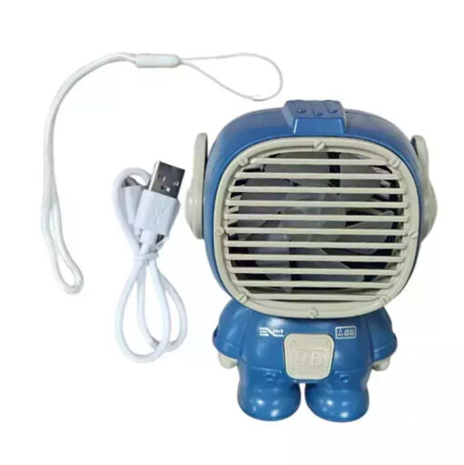 Mini Ventilator Robotel- reincărcabil, portabil, silentios, 3 Viteze - imagine 2
