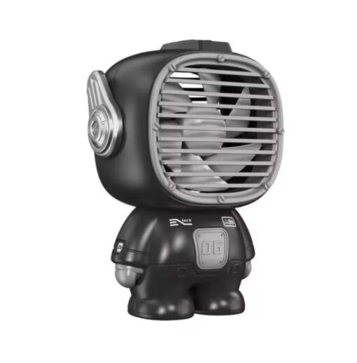 Mini Ventilator Robotel- reincărcabil, portabil, silentios, 3 Viteze - imagine 3