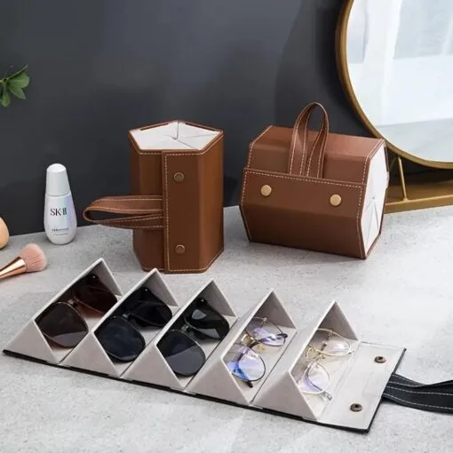 Multi organizator hexagonal pentru ochelari de soare sau de vedere