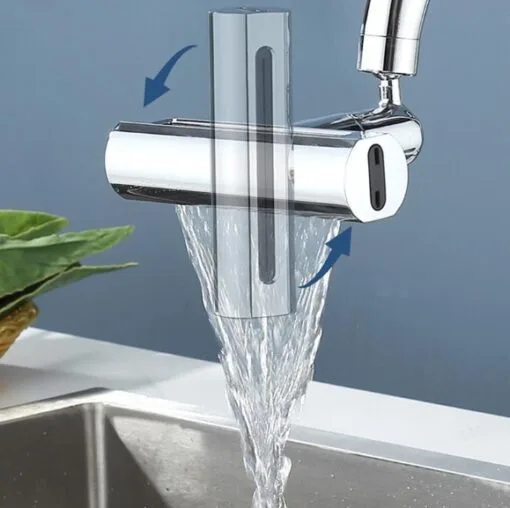 Adaptor-extensie rotativ pt. robinet, tip CASCADA, 4 tipuri de jet - imagine 7