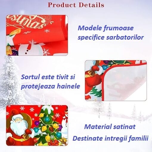 Sort decorat XMAS, modele diferite - imagine 4