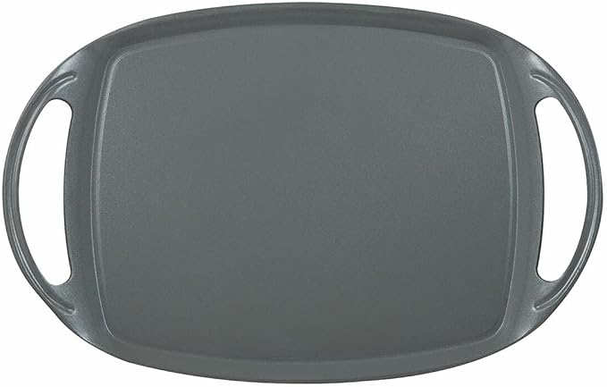 Gratar tip tava, San Ignacio Earth, aluminiu forjat, antiaderent, inductie, 36,9 x 24,6 cm - imagine 3