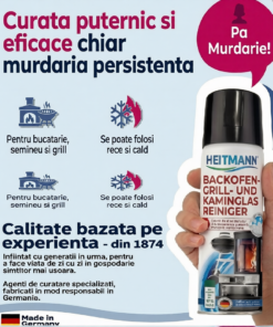Spray Activ pentru Oale, Aragaz si Gratar, spuma cu rezultate incredibile si garantate