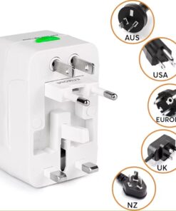 Adaptor compact, universal de calatorie, pentru 150 tari