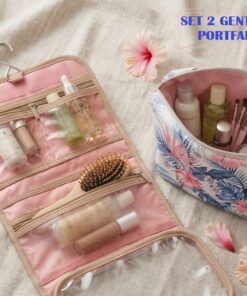 Set 2 portfarduri de calatorie Travel Tropical