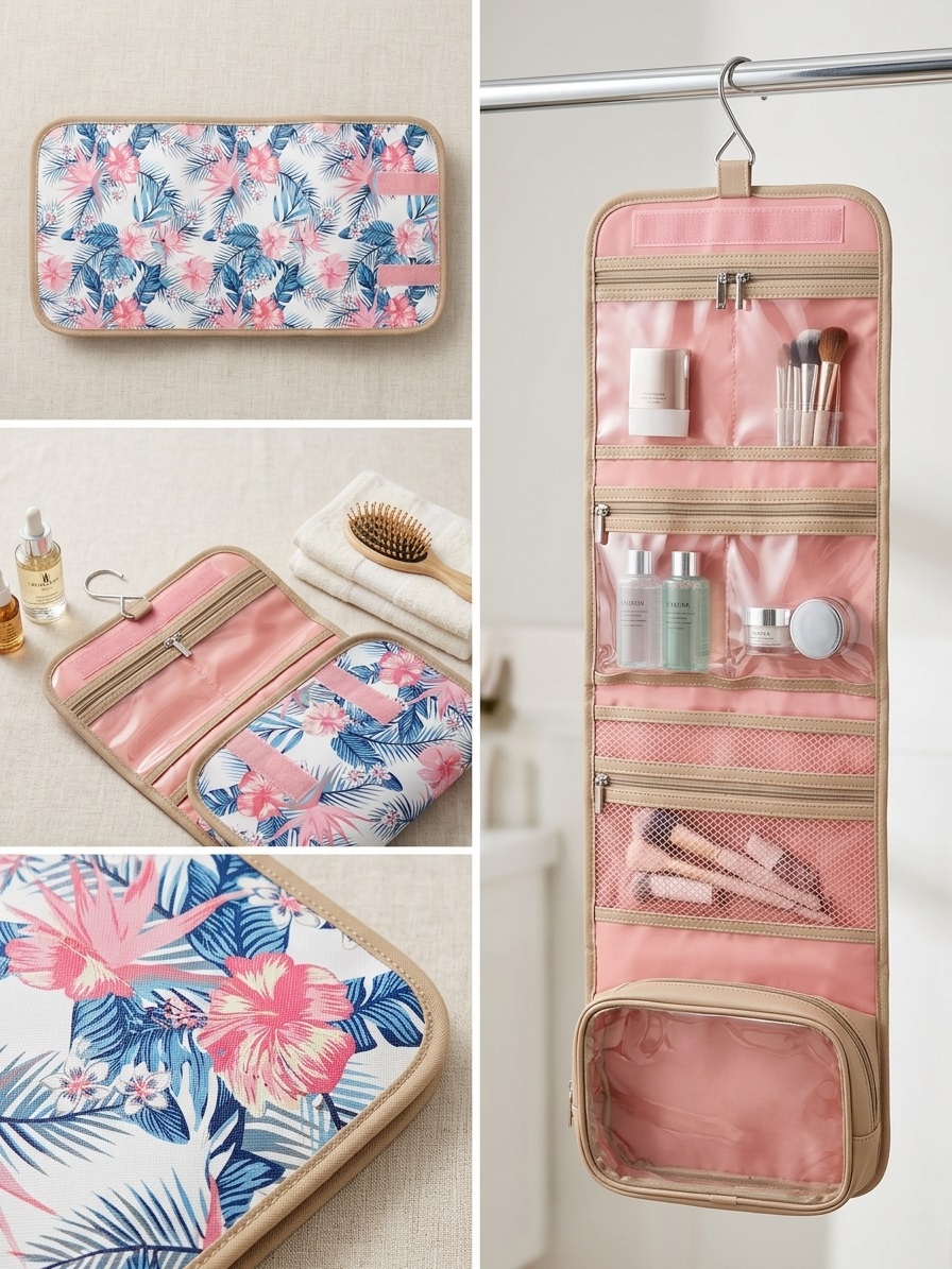 Set 2 portfarduri de calatorie Travel Tropical - imagine 9