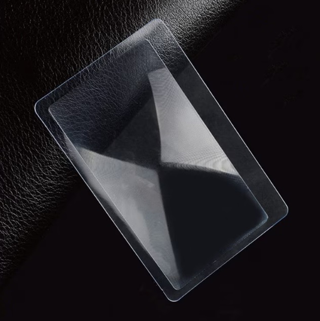 Mini lupa tip card 3x (300%) – lupa de buzunar subtire, ultra compacta - imagine 3