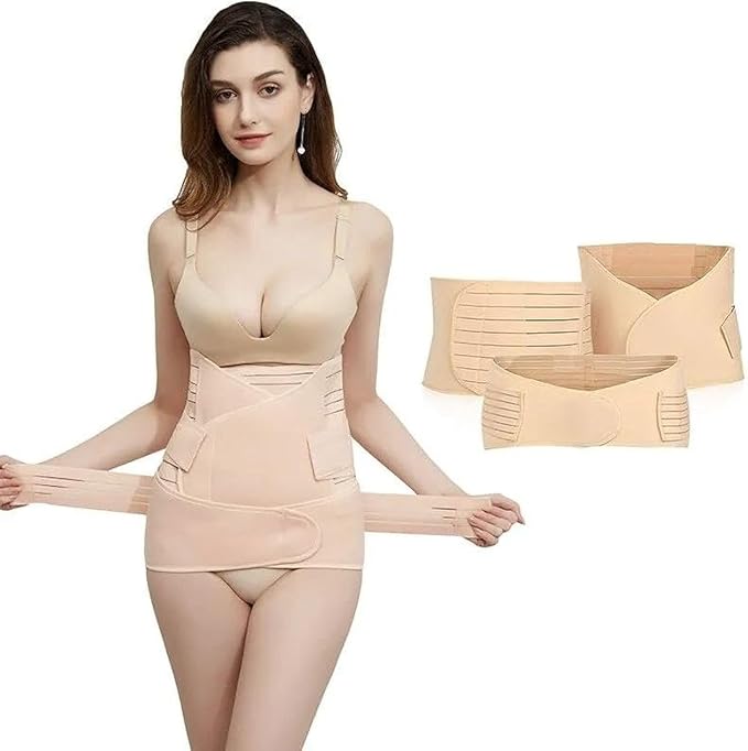 Set 3 centuri, 3 in 1 - sprijin pentru coloana, abdomen, talie si pelvis in urma traumatismelor, operatiilor si a nasterii - imagine 2