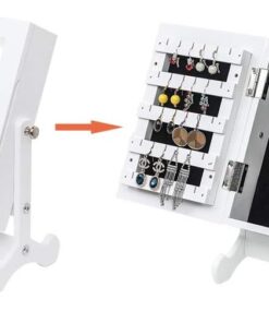 Suport- organizator cu oglinda pentru bijuterii