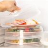 Capac Protector Microunde Universal 24.5 cm – Anti-Stropire, PP Fara BPA, Cu Orificii Abur, Reutilizabil, Transparent