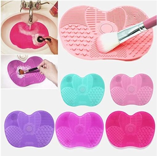 Mini covoras din silicon pentru curatare pensule