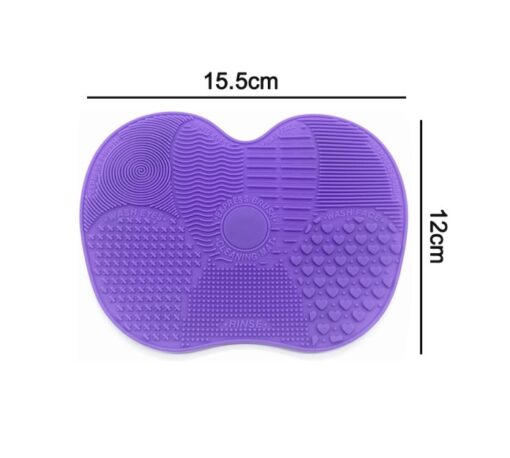 Mini covoras din silicon pentru curatare pensule - imagine 4