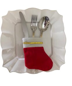 Husa pentru tacamuri CIORAPEL,3 buc