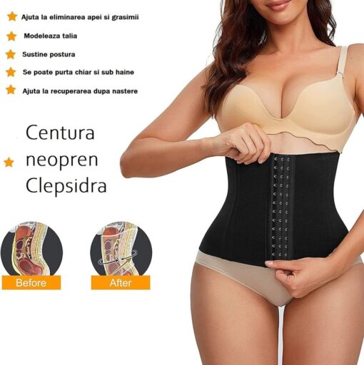 Centura-corset neopren, Clepsidra masuri diferite - imagine 5