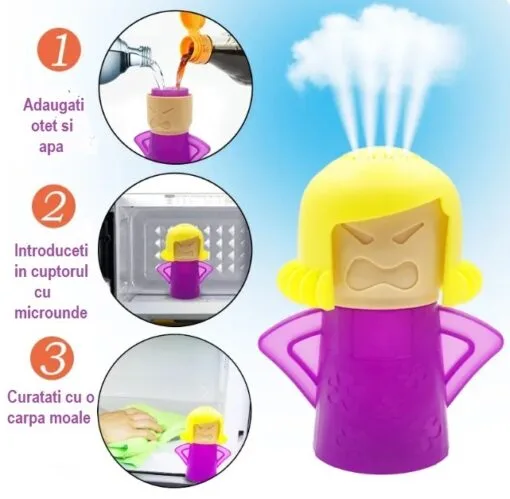 MUM - Solutie ingenioasa pentru curatarea cuptorului cu microunde