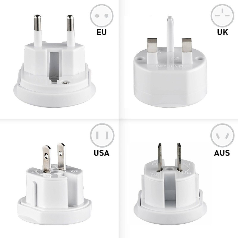 Adaptor universal la priza pentru calatorie – compatibil in peste 150 de tari - imagine 2