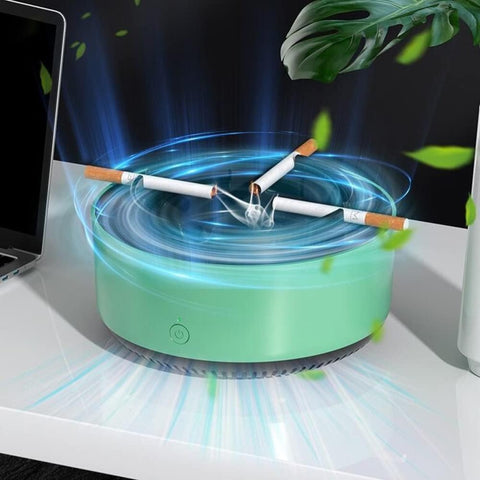 Scrumiera electrica Fara Fum, cu aspiratie 360°, fara cabluri - imagine 4
