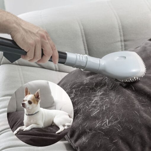 Perie pentru aspirator care indeparteaza parul animalelor