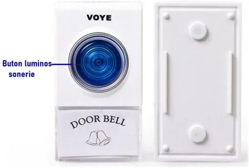 Sonerie DUBLA FARA FIR (wireless), conectare la priza - imagine 3