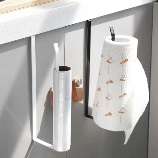 Suport organizator, metalic pentru bucatarie: hartie prosop, folie, hartie igienica, etc. - imagine 4