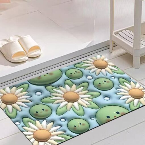 Covoras 3D moale si absorbant, pentru bucatarie, baie, casa - imagine 4